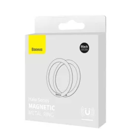 Baseus Halo MagSafe Mágneses Telefongyűrű (Fekete)