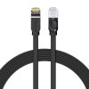 Baseus Cat 6 UTP Ethernet RJ45 kábel lapos 8m (fekete)