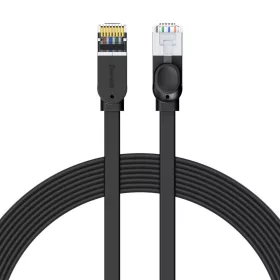 Baseus Cat 6 UTP Ethernet RJ45 kábel lapos 8m (fekete)