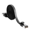 Baseus Cat 6 UTP Ethernet RJ45 kábel lapos 8m (fekete)