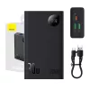 Baseus Adaman 2 20000mAh 30W Powerbank 3xUSB USB-C (Fekete) (PPAD050101)