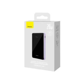   Baseus Magnetic (MagSafe) Powerbank 10000mAh,20W,USB-C kábel (lila)