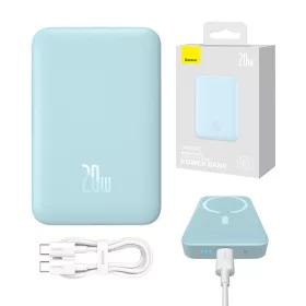   Baseus Magnetic Mini (MagSafe) Powerbank 10000mAh, 20W (kék)