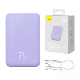   Baseus Mini Magnetic (MagSafe) Powerbank 20000mAh, 20W (lila)