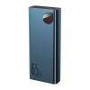 Baseus Adaman Powerbank Metal 20000mAh, PD, QC 3.0, 65W, 2xUSB + USB-C + mikro USB, (kék)