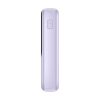 Powerbank Baseus Qpow Pro Lightning kábellel, USB-C, USB, 10000mAh, 20W (lila)