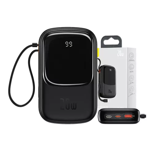 Baseus Qpow PRO 20000mAh 20W Powerbank /Lightning Kábel(PPQD060201)
