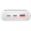 Baseus 20000mAh (Fehér) Powerbank Lightning És /USB-C Csatlakozó , 20W (PPQD060202)