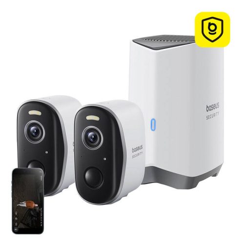 Baseus B1 2K Biztonsági Kamera Kit |2db (Fehér)