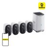 Baseus N1 2K Biztonsági Kamera Kit (4db) (Fehér)