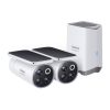 Baseus S1 Pro 3K Dual Biztonsági Kamera-kit (Fehér)