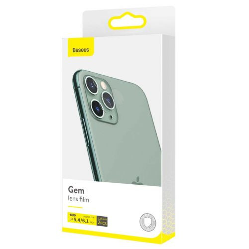 Baseus iPhone 12mini/12 kamera védőlencse 0,25mm, 2db (átlátszó)
