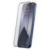 Baseus iPhone 12mini 0,25mm kijelzővédő üvegfólia 2db (Fekete)
