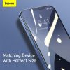 Baseus iPhone 12mini 0,25mm kijelzővédő üvegfólia 2db (Fekete)