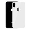 Baseus iPhone Xs 0,3mm teljes lefedettségű ívelt edzett üveg hátlapvédő (Fehér)