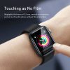 Baseus 42mm Apple Watch teljes képernyős kijelzővédő üveg (Fekete)