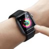 Baseus iWatch 0,2mm Full-screen ívelt T-Glass lágy kijelzővédő fólia 40mm (Fekete)