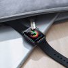 Baseus iWatch 0,2mm Full-screen ívelt T-Glass lágy kijelzővédő fólia 40mm (Fekete)