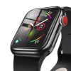 Baseus 44mm Apple Watch teljes képernyős kijelzővédő üveg (Fekete)