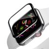 Baseus 44mm Apple Watch teljes képernyős kijelzővédő üveg (Fekete)