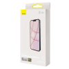 Baseus iPhone 13mini 0,3mm Full-glass szuper porcelán kristály edzett üveg, 2 db + felhelyező eszköz (Átlátszó)