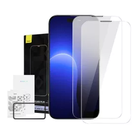   Baseus Crystal iPhone 14 Pro Edzett üvegfólia porálló bevonattal, 0,3 mm (2 db)