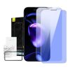 Baseus Crystal iPhone 14 Pro Max Edzett üvegfólia kékfény szűrővel és porálló bevonattal, 0,3mm (2 db)