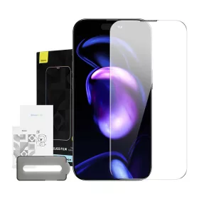   Baseus Crystal iPhone 14 Pro Max Porálló üvegfólia, 0,3 mm (1 db)