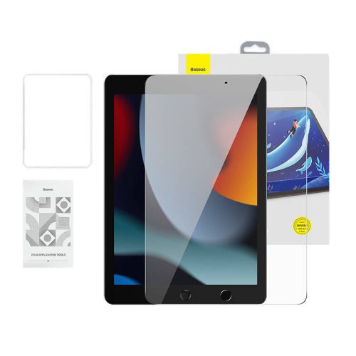 Baseus Crystal Edzett üvegfólia, 0,3 mm, iPad Pro/Air3 10,5" / iPad 7/8/9 10,2"