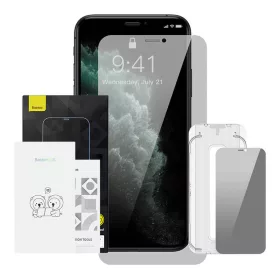   Baseus Crystal kijelzővédő edzett üvegfólia 0,3 mm iPhone X/XS