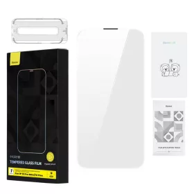   Baseus edzett üvegfólia, 0,4 mm, iPhone 13 Pro Max/14 Plus + tisztító készlet