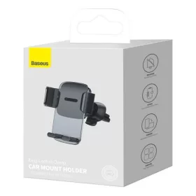   Baseus Easy Control Clamp autós tartó szellőzőrácshoz (fekete)