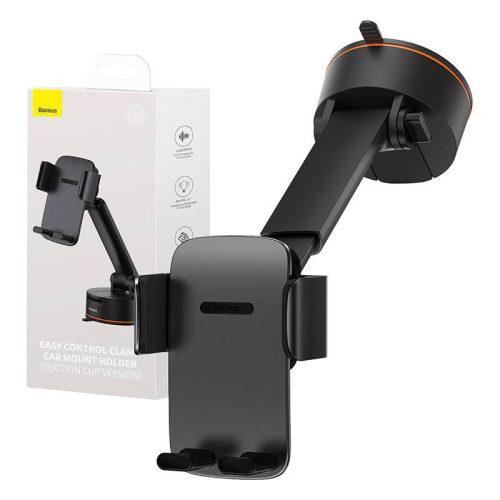 Baseus Easy Control autós telefontartó tapadókoronggal (fekete)