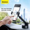 Baseus Simplism gravitációs, teleszkópos autós telefontartó, tapadókorongos (Fekete)