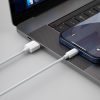 Baseus Simple Wisdom USB-Lightning kábel, 2.4A, 1,5m, 2db (fehér)