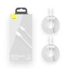 Baseus Simple Wisdom USB-C-Lightning adat/töltőkábel PD, 20W, 1,5m, 2db (fehér)