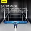 Baseus Simple Wisdom USB-C adat/töltőkábel PD 40W 5A 1,5m, 2db (Fehér)