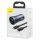 Baseus Golden Contactor Pro autós töltő, USB + USB-C, QC4.0 +, PD, SCP, 40 W, szürke + USB-C/Lighting kábel 1m (fekete)