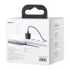 Baseus Super Si USB Type-C gyorstöltő 1 m-es USB Type-C-Lightning kábellel, 20W (Fekete)