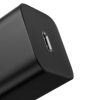 Baseus Super Si USB Type-C gyorstöltő 1 m-es USB Type-C-Lightning kábellel, 20W (Fekete)