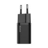 Baseus Super Si 1C 25W Gyorstöltő + USB-C/USB-C Kábel - 1m