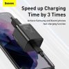 Baseus Super Si 1C 25W Gyorstöltő + USB-C/USB-C Kábel - 1m