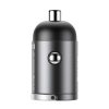 Baseus Tiny Star Mini autós gyorstöltő, U+Um 12/24V, 30W (szürke)