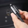Baseus Tiny Star Mini autós gyorstöltő, U+Um 12/24V, 30W (szürke)