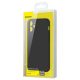 Baseus Liquid szilikon tok iPhone 12mini-hez (fekete)