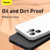 Baseus Liquid szilikon tok iPhone 12mini-hez (fekete)