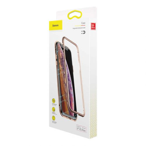 Baseus iPhone Xs Max Magnetite mágneses tok (Arany)