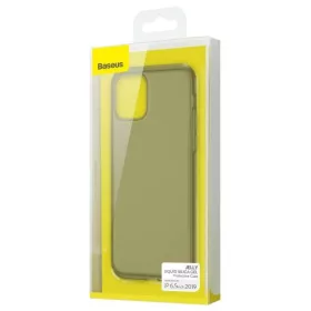   Baseus Jelly Liquid szilikon védőtok iPhone 11 Pro Max készülékhez (átlátszó fekete)