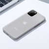 Baseus Jelly Liquid szilikon védőtok iPhone 11 Pro Max készülékhez (átlátszó fekete)