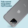 Baseus Jelly Liquid szilikon védőtok iPhone 11 Pro Max készülékhez (átlátszó fekete)